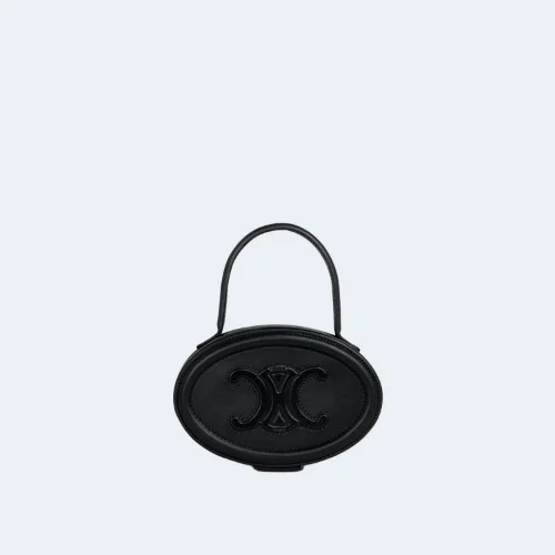 트리옹프 오벌 미노디에르 토트백 블랙