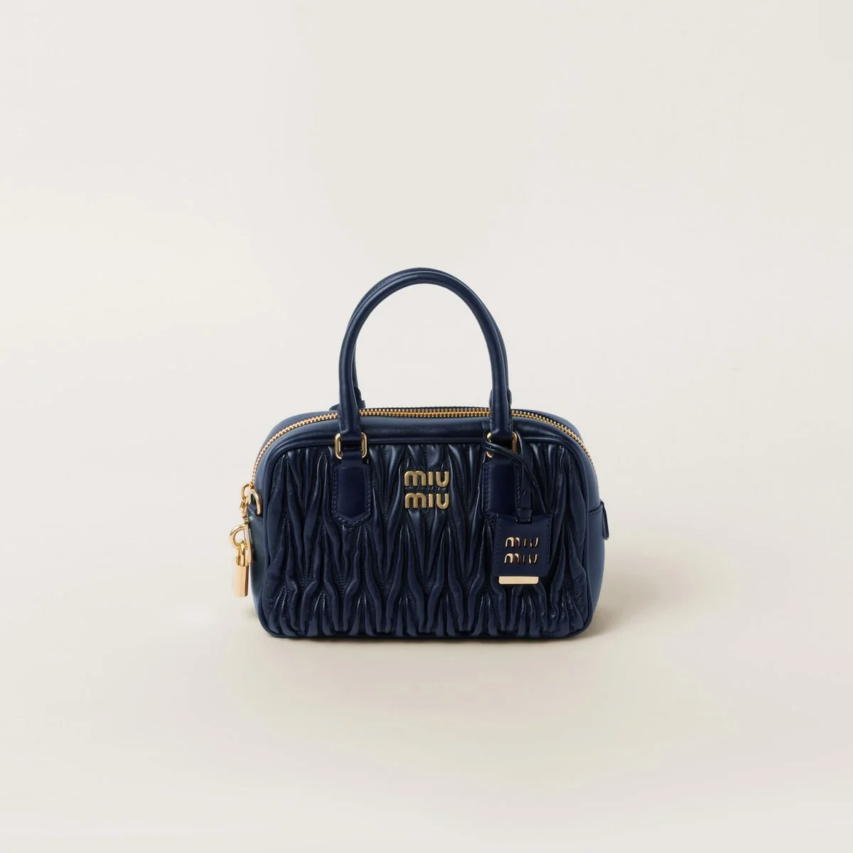 미디엄 아르카디 마테라쎄 나파 가죽백 블루 상세