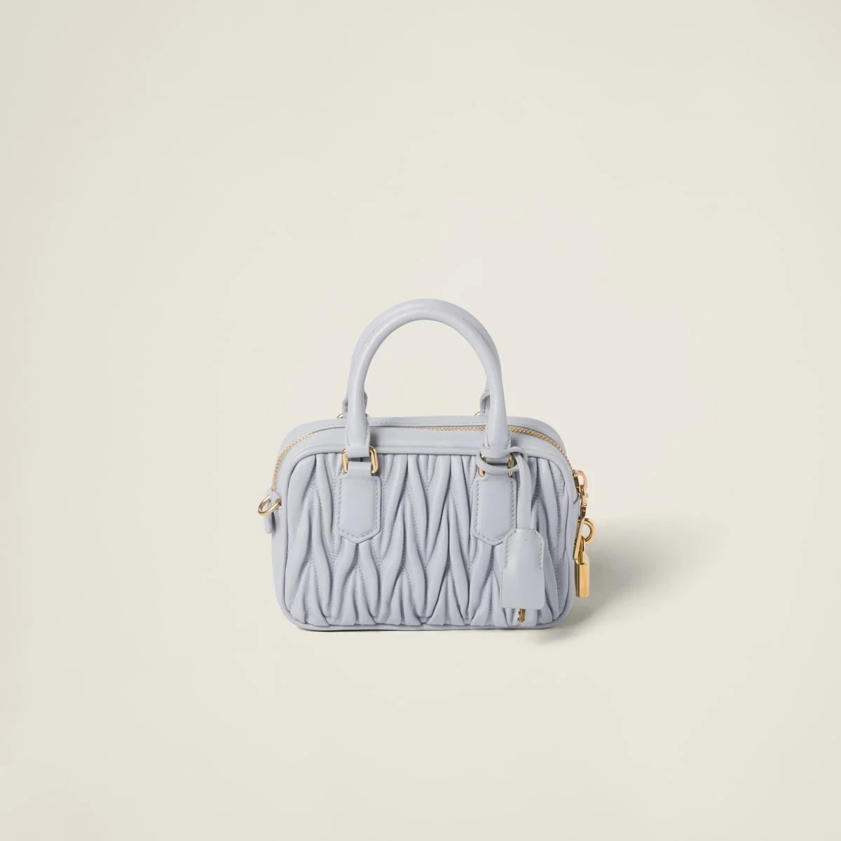 스몰 아르카디 마테라쎄 나파 가죽백 콘플라워 상세