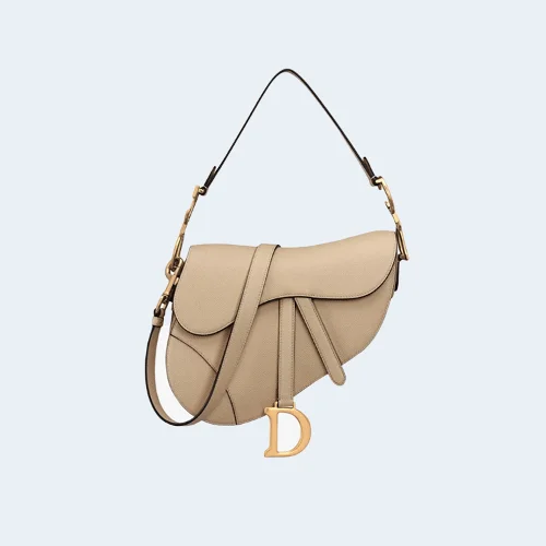 스트랩 새들 백 미듐 샌드 (25.5 * 20 * 6.5cm)