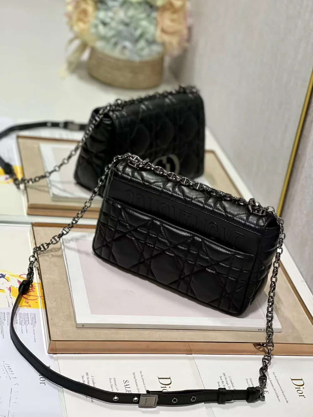 카로백 미디움 블랙실버 상세