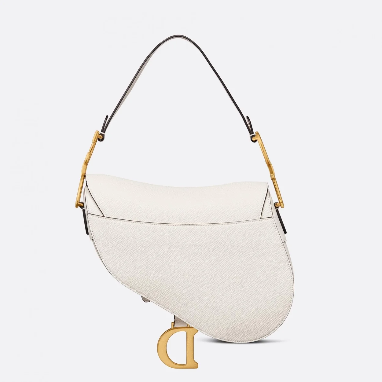 스트랩 새들 백 미듐 화이트 (25.5 * 20 * 6.5cm) 상세