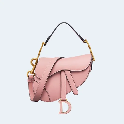 스트랩 새들 백 미듐 안티크 핑크 (25.5 * 20 * 6.5cm)