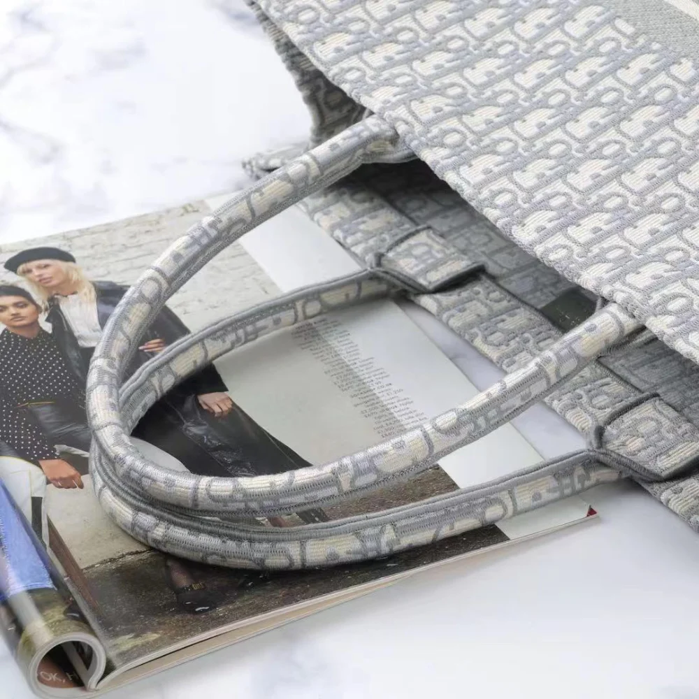 북토트백 미디엄 백 그레이 상세