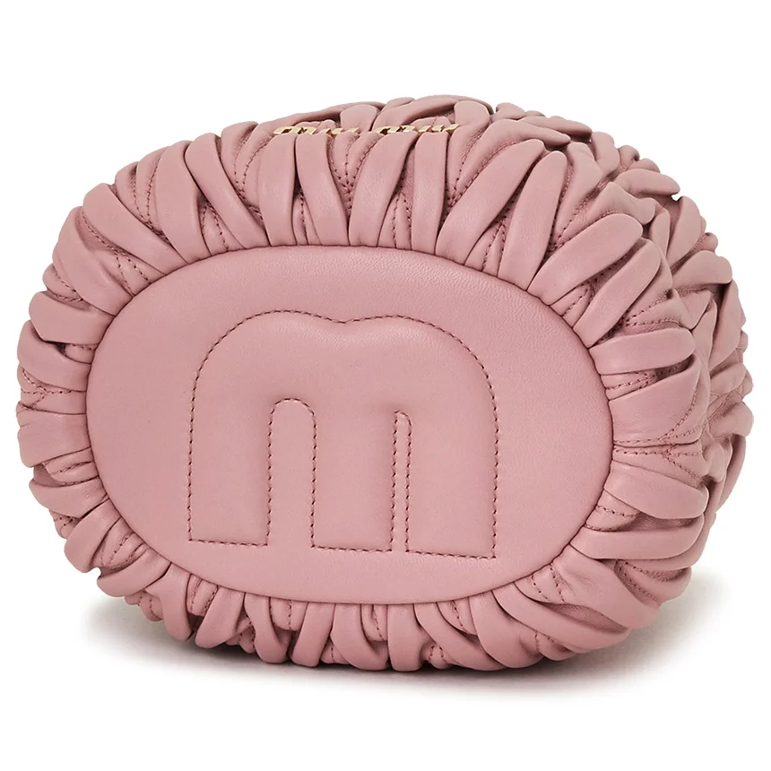 마테라쎄 나파 가죽 버킷백 핑크 상세