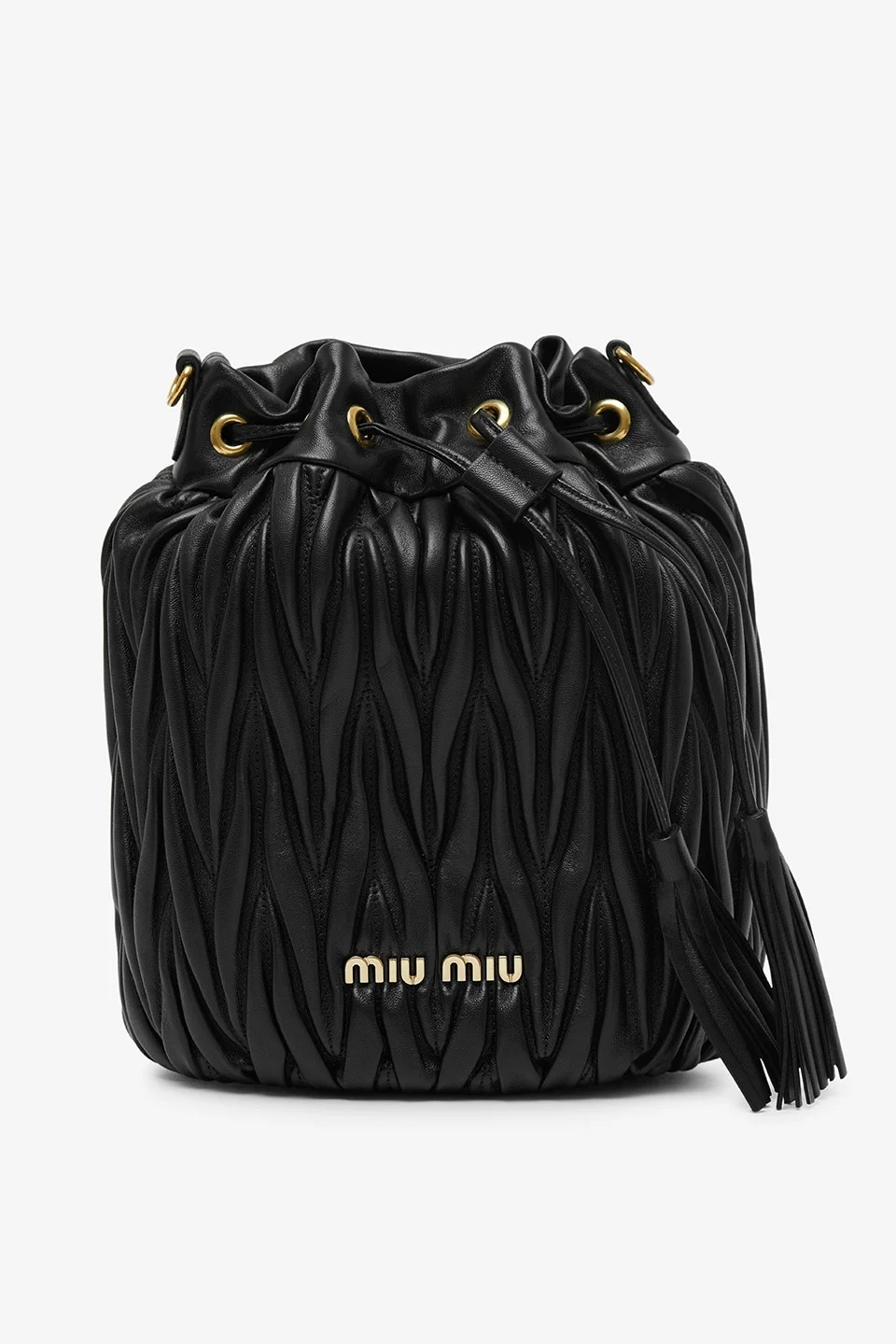 마테라쎄 나파 가죽 버킷백 블랙 상세