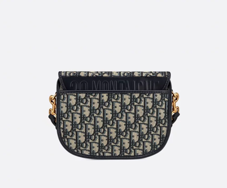 Bobby 미디엄 백 블루 자카드 상세