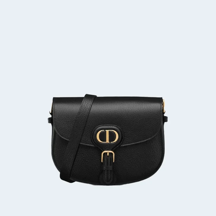 Bobby 미디엄 백 블랙 그레인 상세