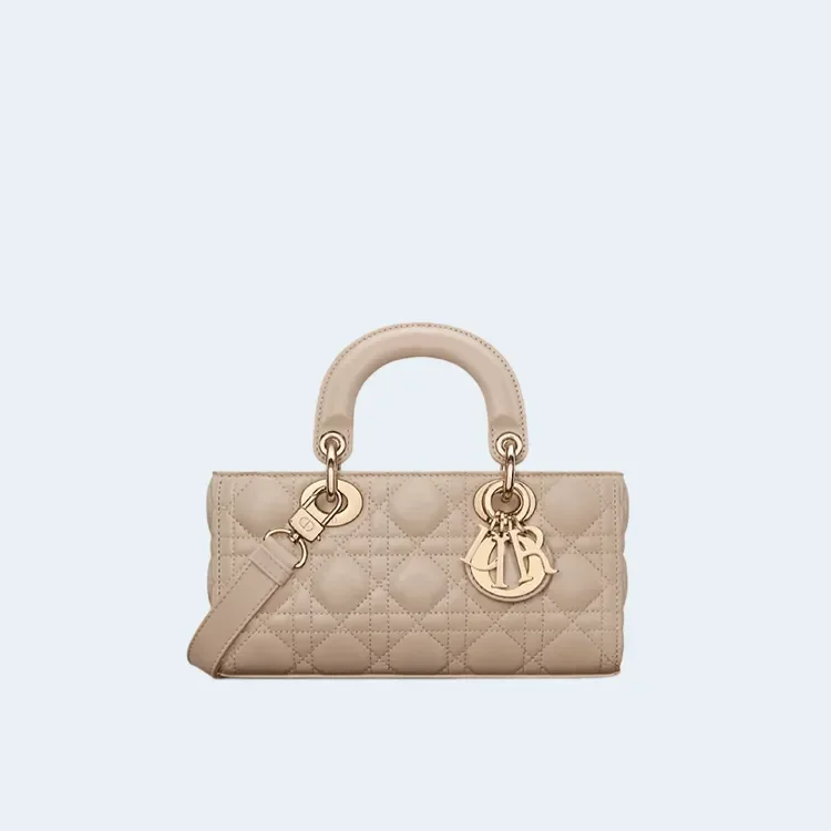 레이디 D-joy 스몰 백 파우더 베이지 상세