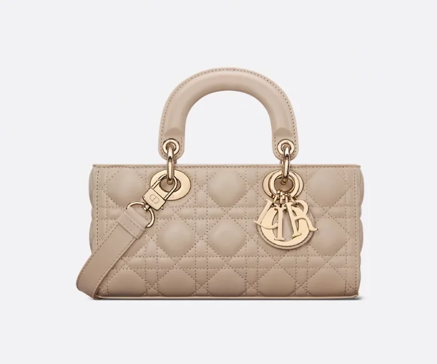 레이디 D-joy 스몰 백 파우더 베이지 상세