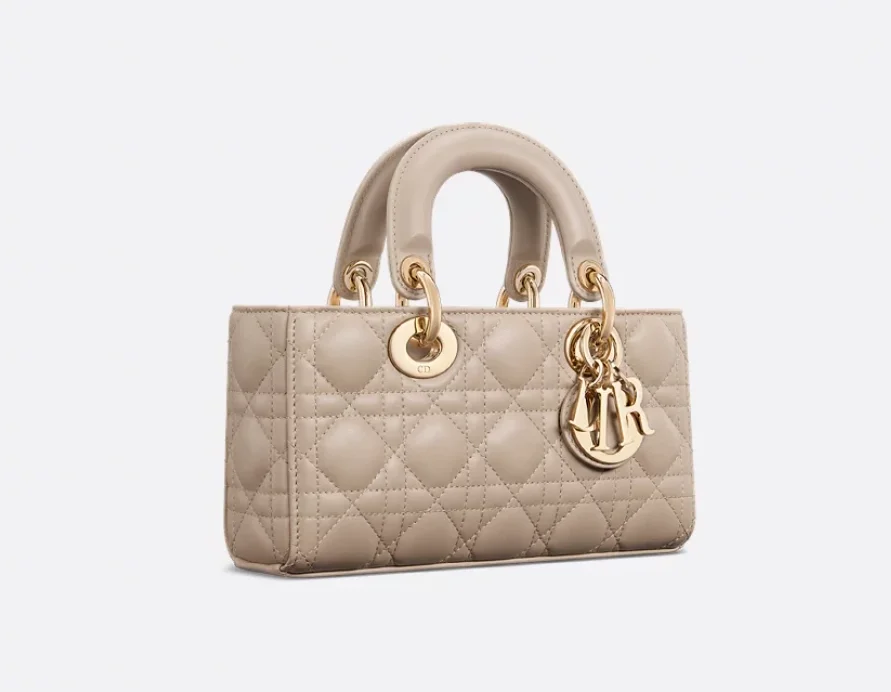 레이디 D-joy 스몰 백 파우더 베이지 상세