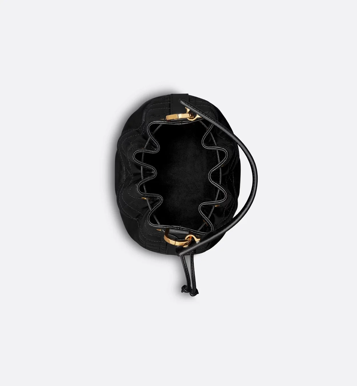 Jolie 스몰 버킷백 블랙 매크로까나쥬 상세