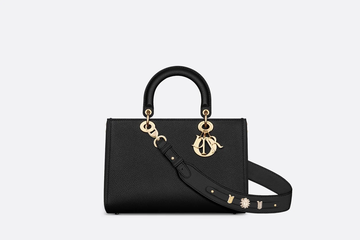 레이디 블랙 미디엄 백 상세