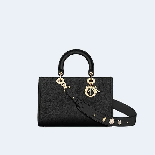 레이디 블랙 미디엄 백