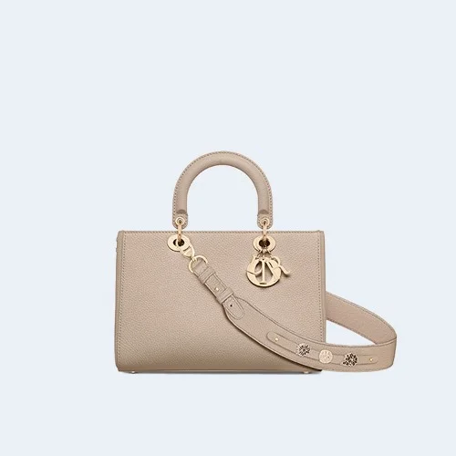 레이디  베이지 미디엄 백