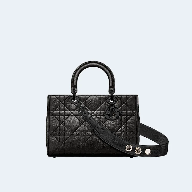 레이디 블랙 매크로까나쥬 미디엄 백 상세