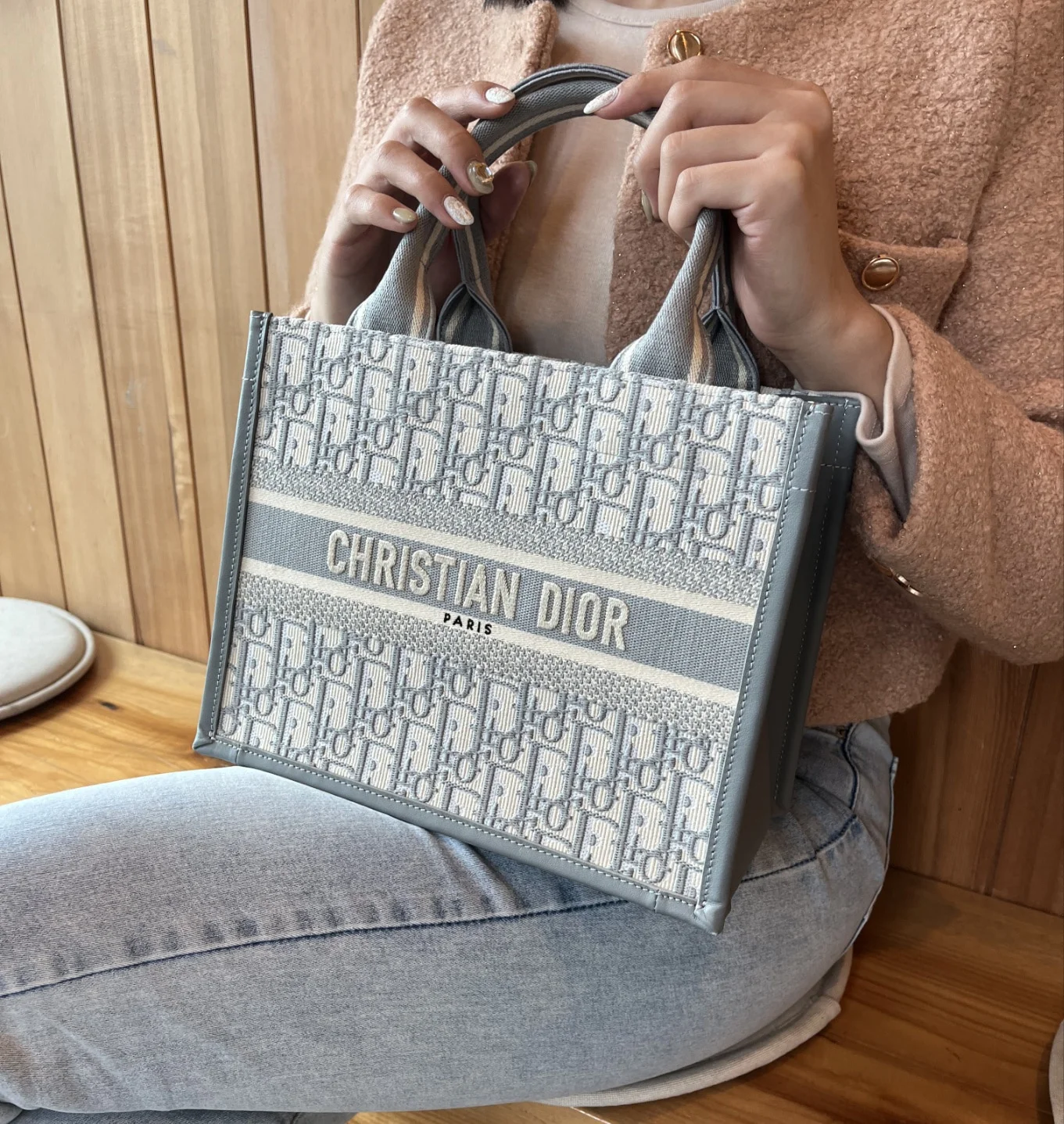 북 토트 스몰 백 그레이 상세