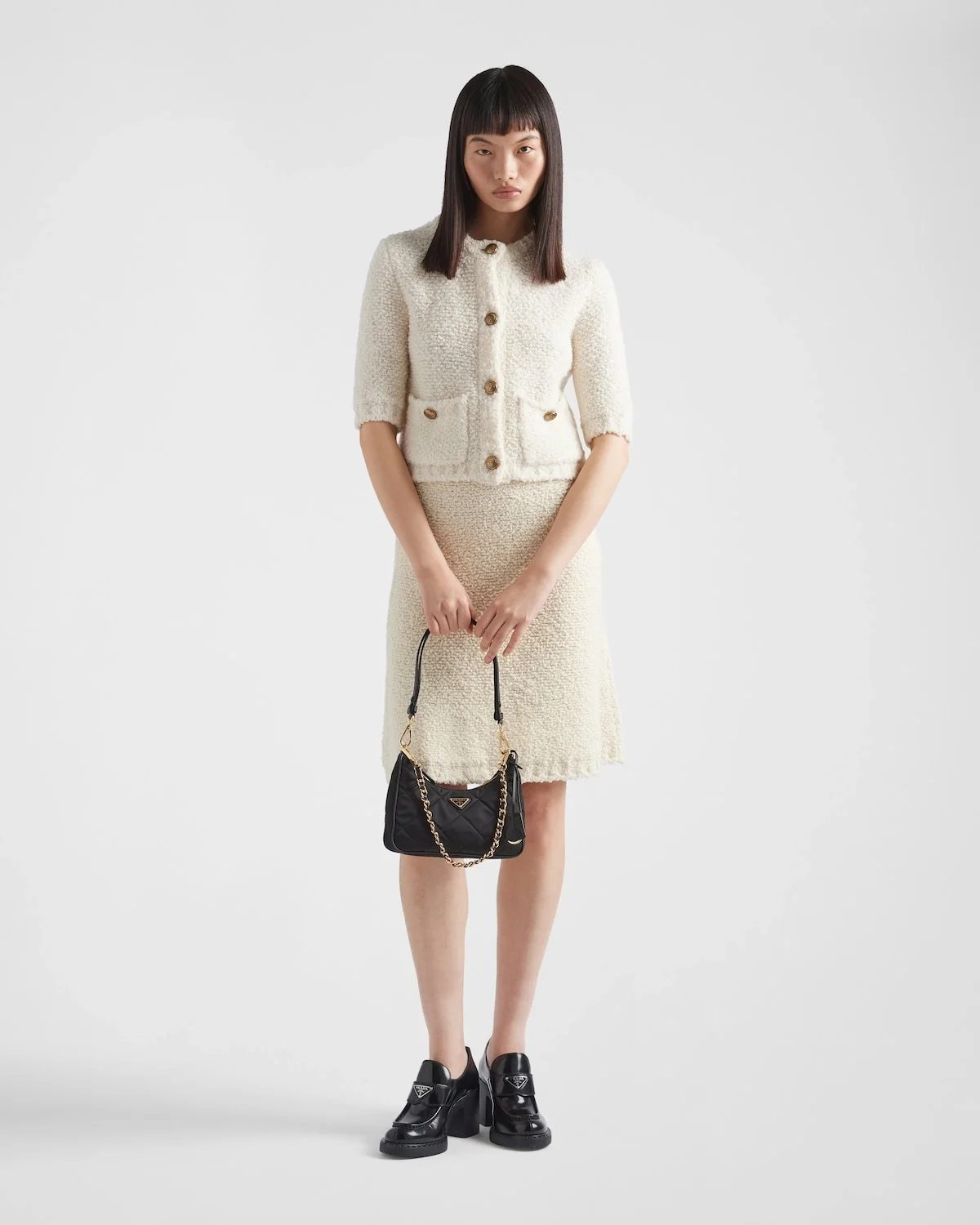 리에디션 1995 리나일론 체인 미니백 블랙 상세