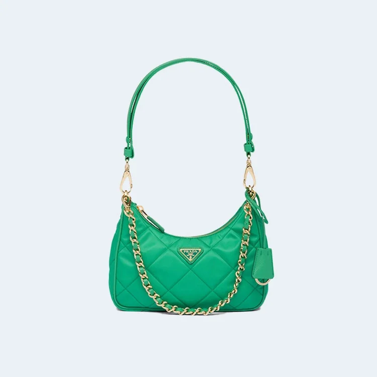 리에디션 1995 리나일론 체인 미니백 민트그린 상세