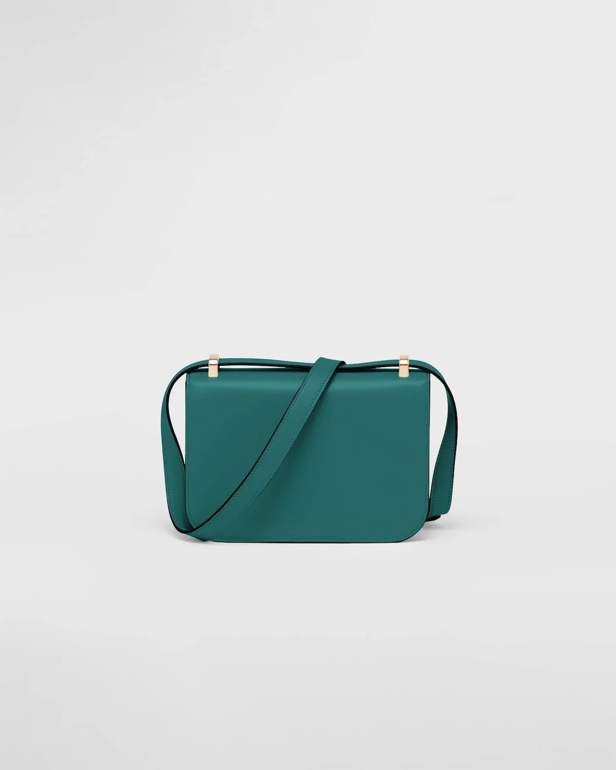 엠블럼 레더 숄더백 그린 상세