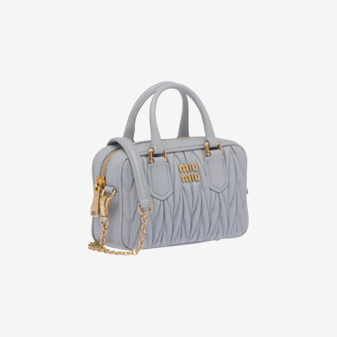 마테라쎄 나파 가죽 탑 핸들 미니백 콘플라워 상세