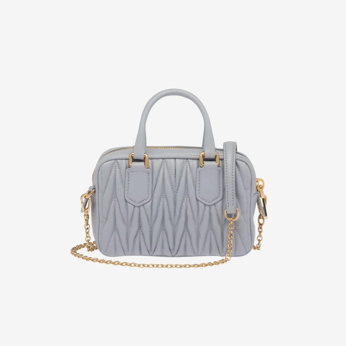 마테라쎄 나파 가죽 탑 핸들 미니백 콘플라워 상세