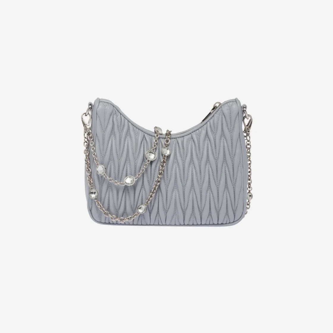 마테라쎄 나파 가죽 숄더백 크리스탈 콘플라 상세