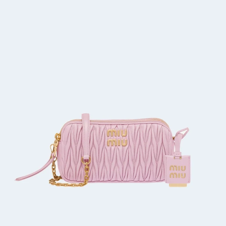 마테라쎄 나파 가죽 미니백 핑크 상세