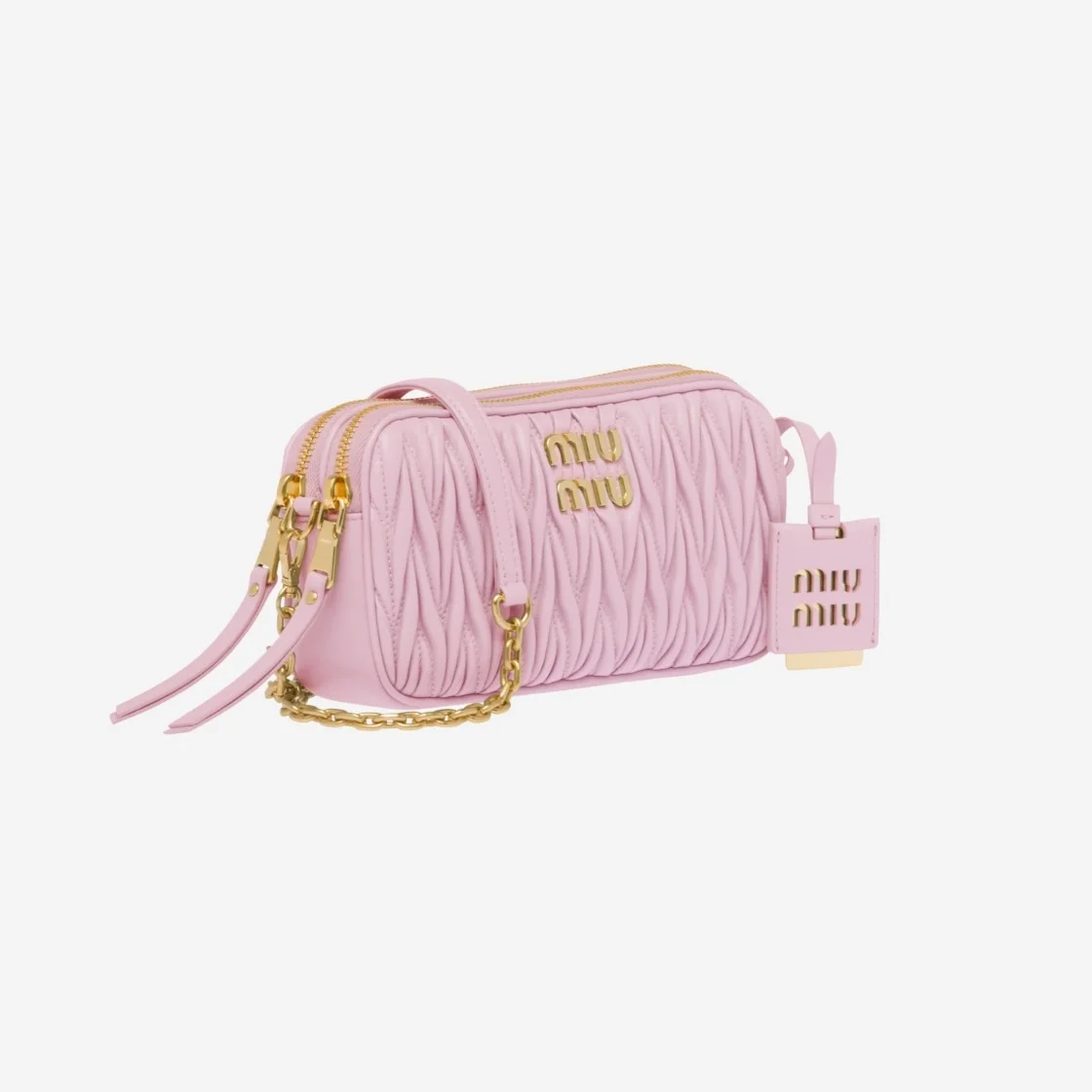 마테라쎄 나파 가죽 미니백 핑크 상세