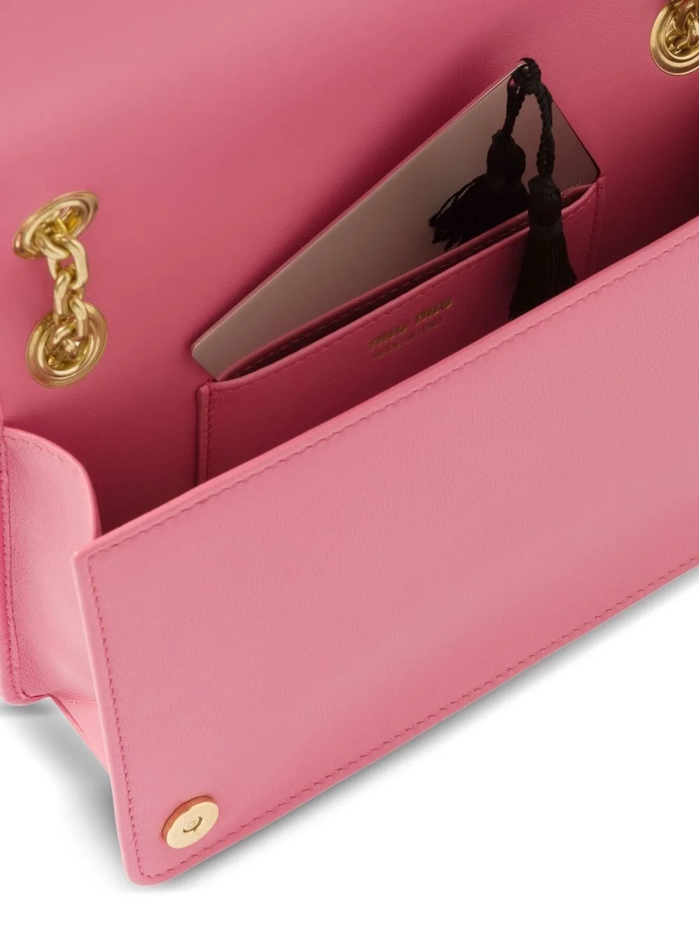 마테라쎄 나파 가죽 미니백 딥핑크 상세