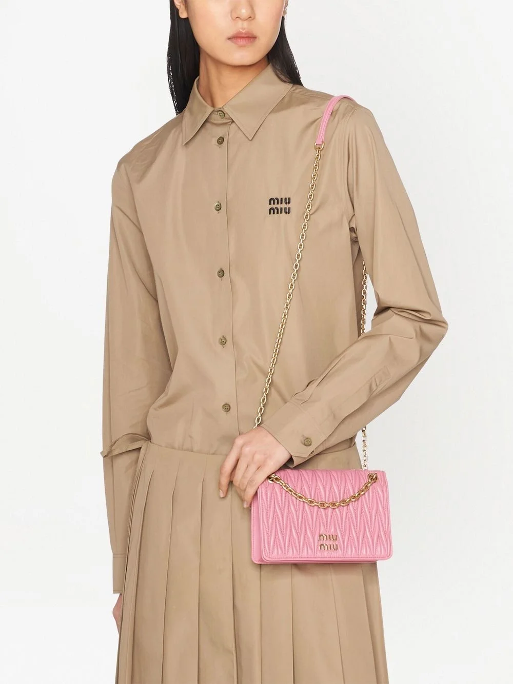 마테라쎄 나파 가죽 미니백 딥핑크 상세