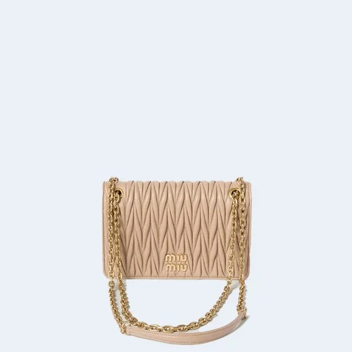 마테라쎄 나파 가죽 미니백 베이지