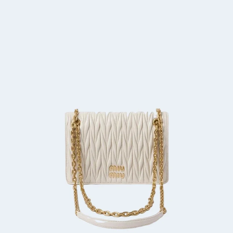 마테라쎄 나파 가죽 미니백 화이트 상세