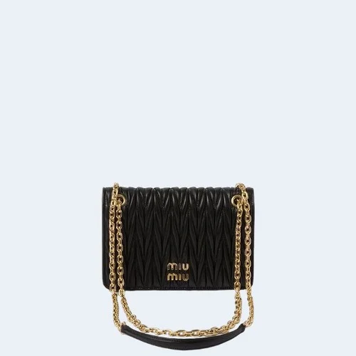 마테라쎄 나파 가죽 미니백 블랙