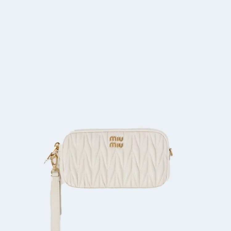 마테라쎄 나파 가죽 파우치 화이트 상세