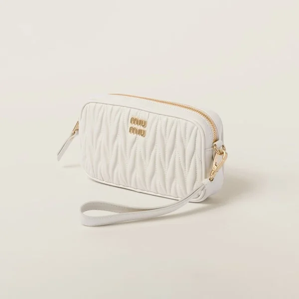 마테라쎄 나파 가죽 파우치 화이트 상세