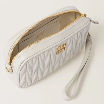 마테라쎄 나파 가죽 파우치 화이트 상세