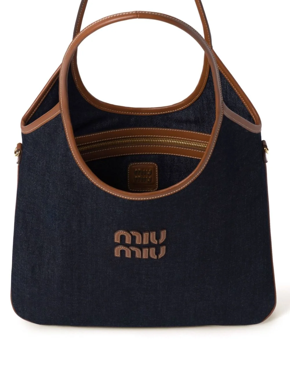 아이비 캔버스백 데님 상세