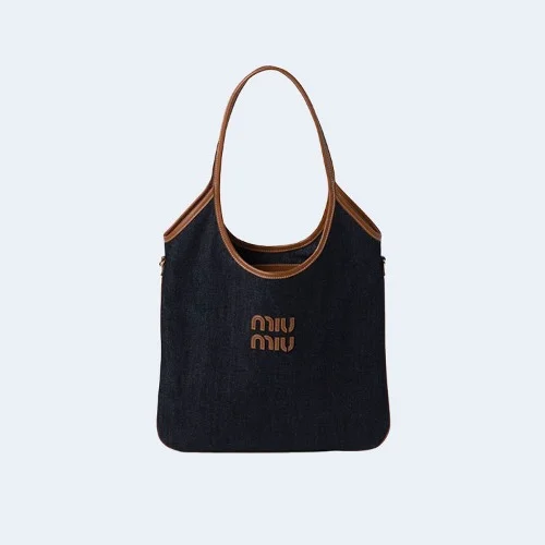 아이비 캔버스백 데님