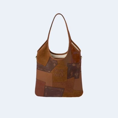 아이비 가죽백 패치워크 (35cm X 40cm)