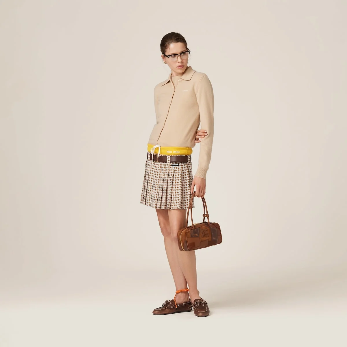 미디엄 아르카디 가죽백 패치워크 상세