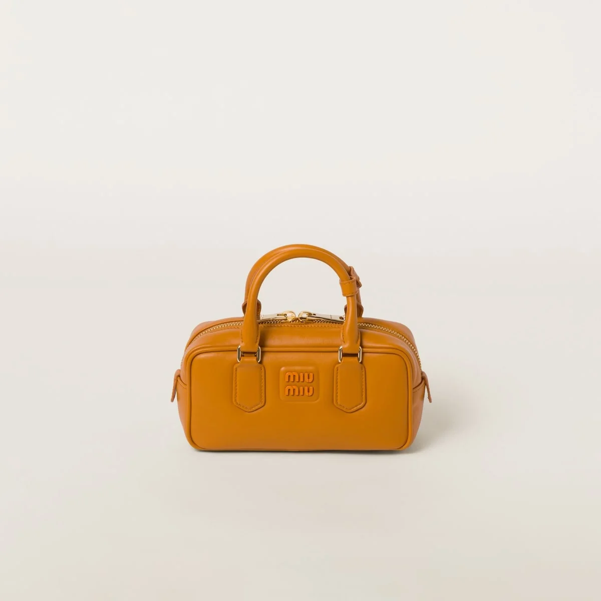 스몰 아르카디 가죽백 옐로우 상세