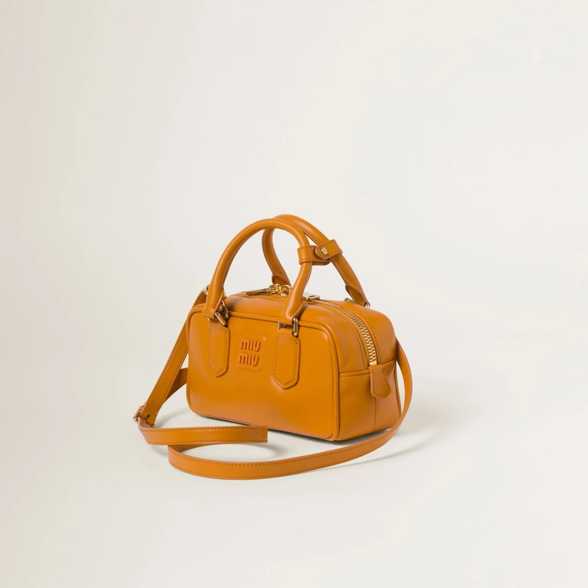 스몰 아르카디 가죽백 옐로우 상세