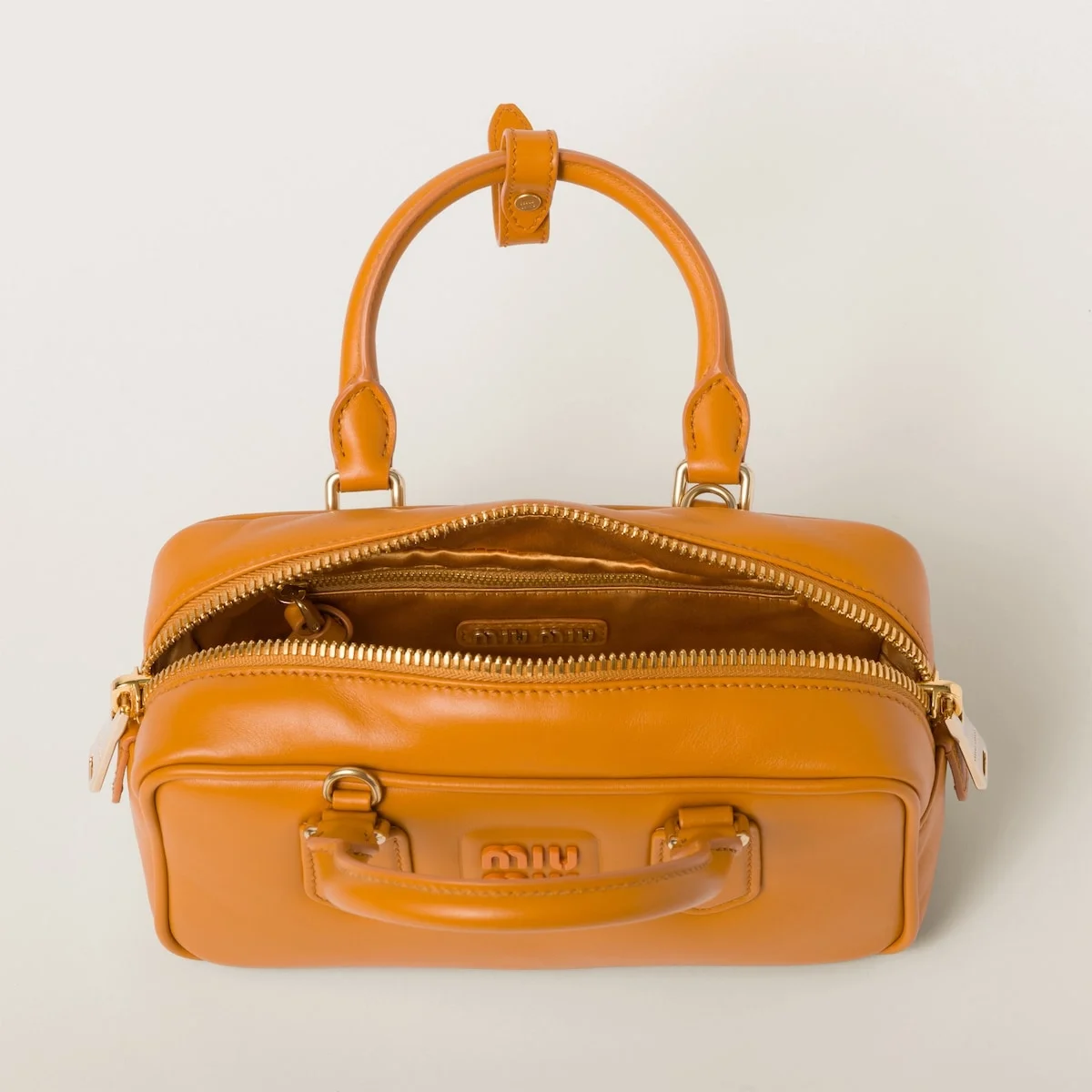 스몰 아르카디 가죽백 옐로우 상세