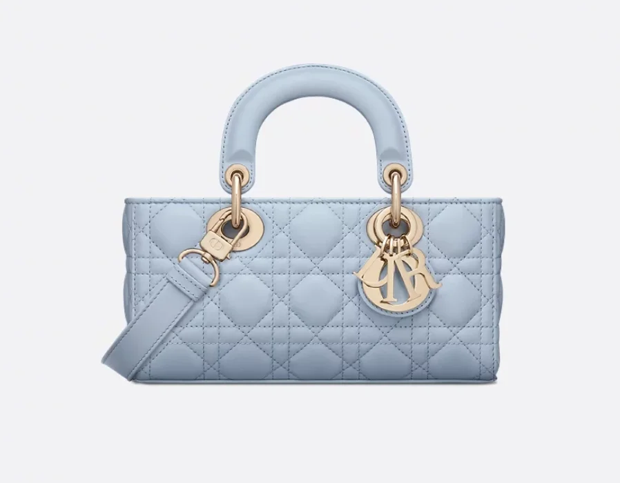 레이디 D-joy 스몰 백 페일 블루 상세