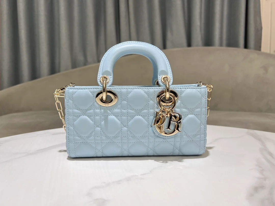 레이디 D-joy 스몰 백 페일 블루 상세