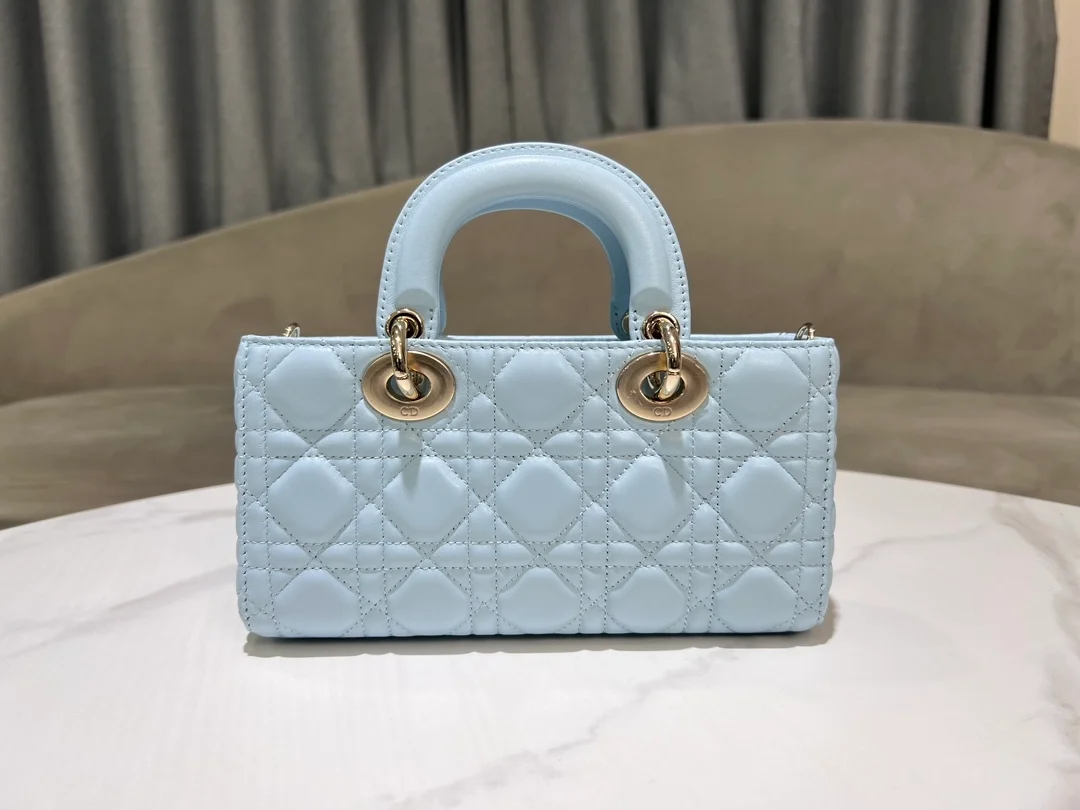 레이디 D-joy 스몰 백 페일 블루 상세