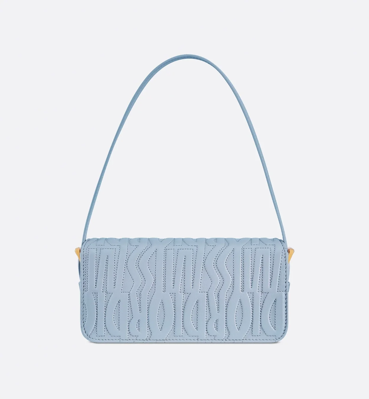 Miss 플랩백 올오버 페일 블루 퀄팅 상세