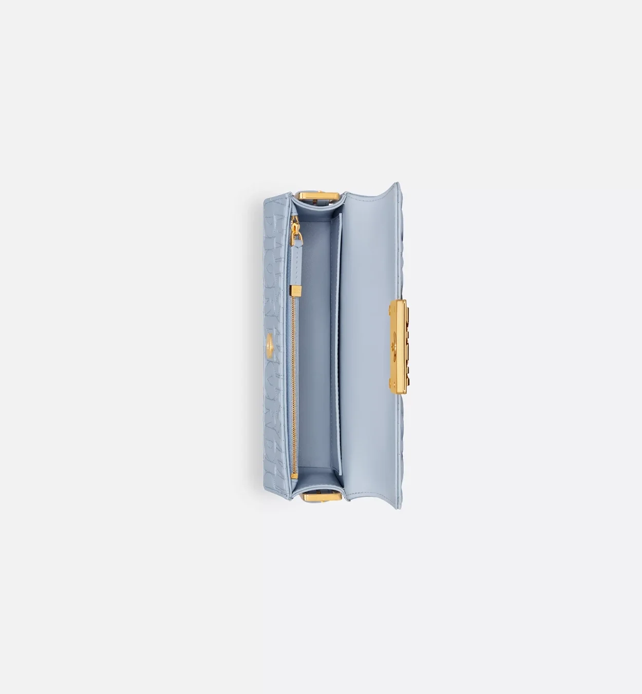 Miss 플랩백 올오버 페일 블루 퀄팅 상세