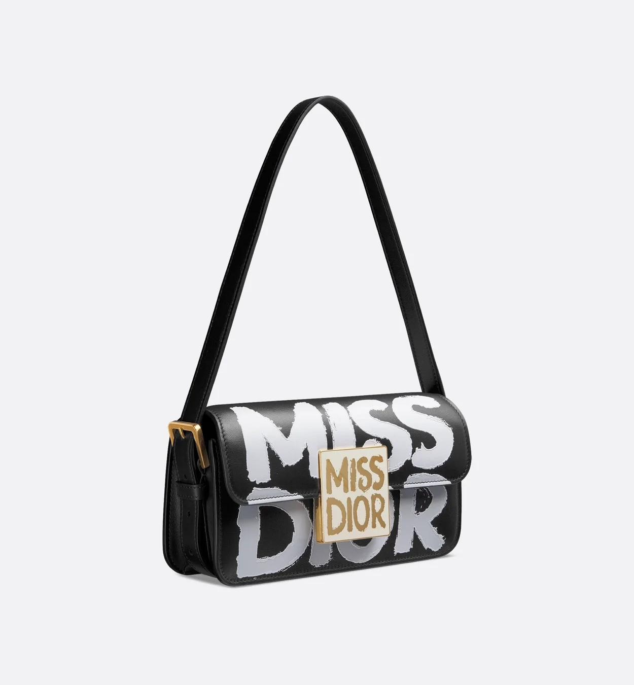 Miss 플랩백 그래피티 블랙 상세